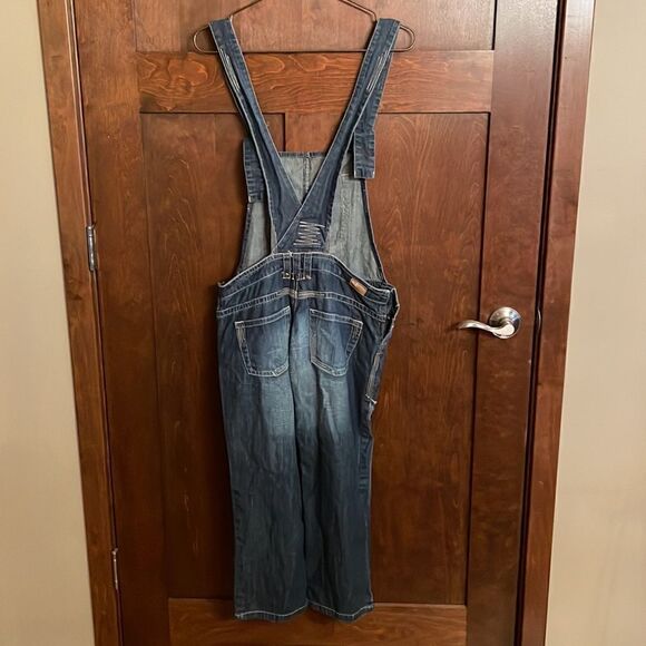 NAF NAF Distressed Denim Overalls - 38 - Picture 2 of 10